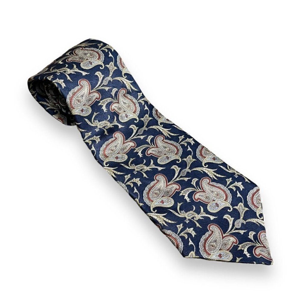 Oscar De La Renta 100% Silk Made in USA Tie